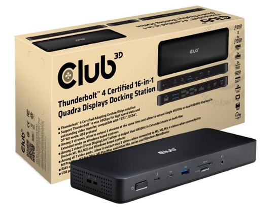 Picture of NB ACC DOCKING STATION 16IN1/THUNDERBOLT CSV-1583 CLUB3D