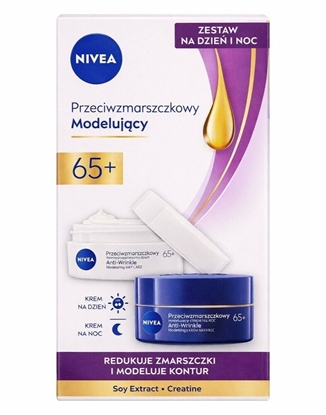 Attēls no Nivea NIVEA_Duo 65+ krem na dzien i noc do twarzy 2x50ml