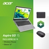Picture of Notebook|ACER|Aspire|Go 15|CPU AMD RyzenT 7|5825U|2 GHz|15.6 "|1920 x 1080 pixels|RAM 16 GB|DDR4-SDRAM|Discrete graphics Not available|On-board graphics Yes|Keyboard language Russian/English|OS installed Windows 11 Home|Colour Silver|Weight 1.78 kg|NX.J7