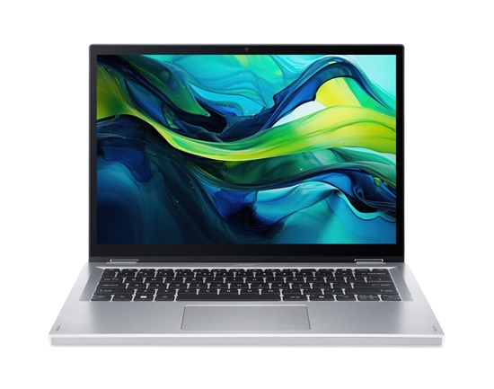 Picture of Notebook|ACER|Aspire|Go Spin 14|AGSP14-31PT-338B|CPU  Intel Core 3|N355|1900 MHz|14"|Touchscreen|1920x1200|RAM 16GB|LPDDR5|SSD 512GB|IntelGraphics|Integrated|ENG|Windows 11 Home|Pure Silver|1.54 kg|NX.J3UEL.002