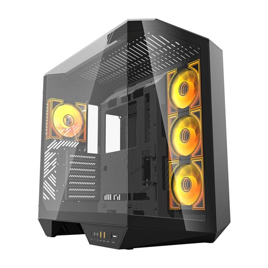 Изображение Obudowa Darkflash DY470 czarna + 4 wentylatory