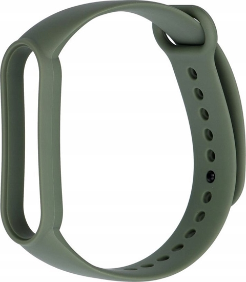 Изображение OEM Pasek silikonowy do XIAOMI Mi Band 5 / 6 / 7 zielony (08)