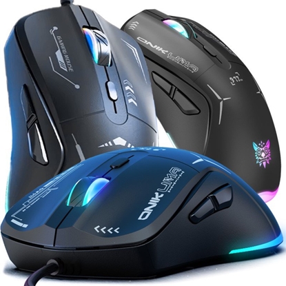 Attēls no ONIKUMA CW917 Myszka Gamingowa przewodowa RGB : Kolor - czarny
