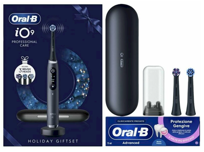 Picture of Oral-B iO9 Electric Toothbrush + brush heads 2gb. Black