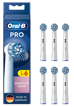 Attēls no Oral-B Sensitive Clean Replacement Brush Heads 6 pcs