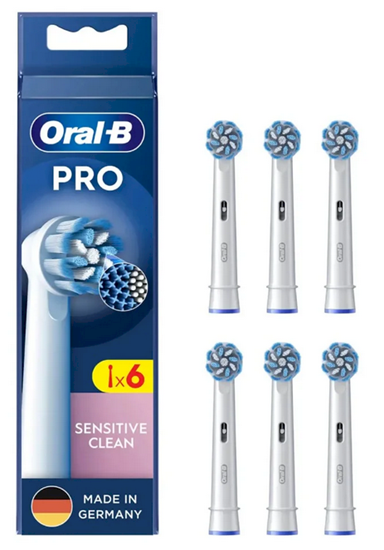 Picture of Oral-B Sensitive Clean Replacement Brush Heads 6 pcs