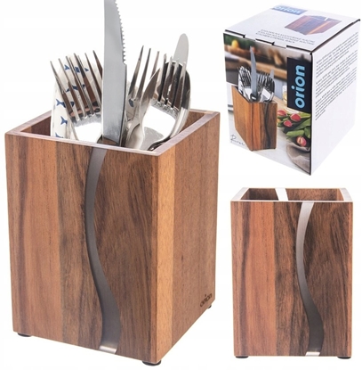 Attēls no Orion Stojak na przybory kuchenne akcesoria drewniany RIVER ORION 154305