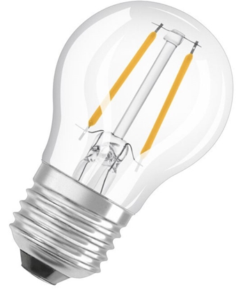 Изображение Osram LED Star Spuldze Classic P 40 Filamenta 4W 827 Clear E27