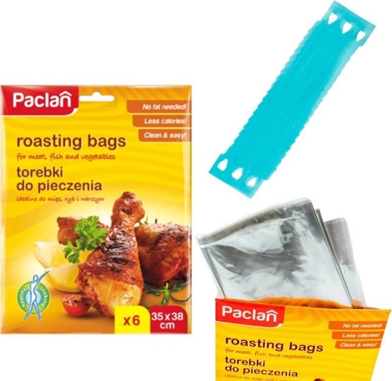 Picture of Paclan Torebki do pieczenia ziemniaków due + klipsy 6szt