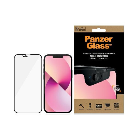 Picture of PanzerGlass Szko E2E Microfracture iPhone 13 Mini czarny/black