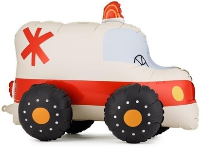 Attēls no Party Deco Balon foliowy stojcy ambulans 68x48cm