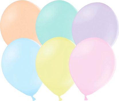 Attēls no Party Deco Balony lateksowe pastelowe mix kolorów - due - 10 szt. uniwersalny