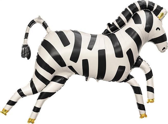 Picture of PartyDeco Balon foliowy Zebra, 115x85 cm one size