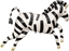 Attēls no PartyDeco Balon foliowy Zebra, 115x85 cm one size