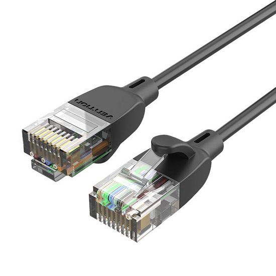 Picture of PATCH CABLE CAT.6A UTP/1M BLACK IBIBF VENTION