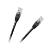 Picture of Patch cord | Patch Kabelis | Patch cable | 0.5m | CAT5E | UTP | 50 cm | ElectroBase ® | Melns