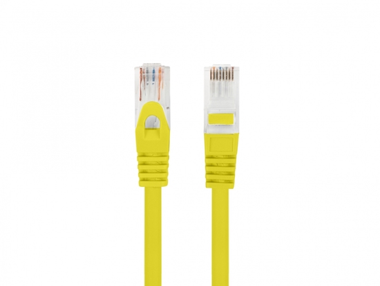 Picture of Patchcord kat.6 utp lszh cu 15m żółty fluke passed 