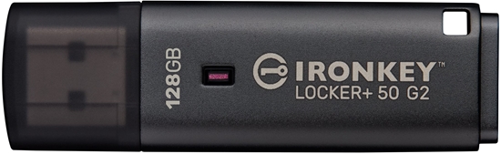 Изображение Pendrive Kingston IronKey Locker+ 50 G2, 128 GB  (IKLP50G2/128GB)