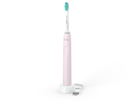 Изображение PHILIPS 2100 Sonic elektriskā zobu birste,  gaiši rozā