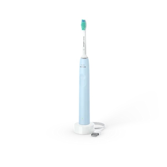 Picture of PHILIPS 2100 Sonic elektriskā zobu birste, gaiši zila