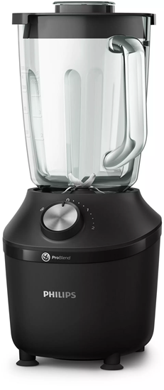 Изображение Philips 3000 series HR2191/01 blender 2 L Tabletop blender 600 W Black, Transparent