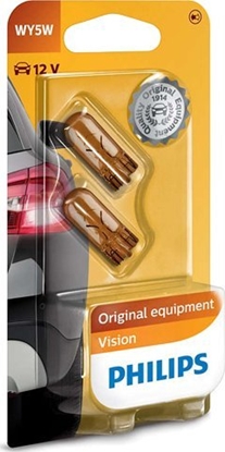 Picture of Philips ARÓWKA WY5W 12V/5W W2,1X9,5D POMARACZOWA (CAOSZKLANA) BLISTER 2SZT