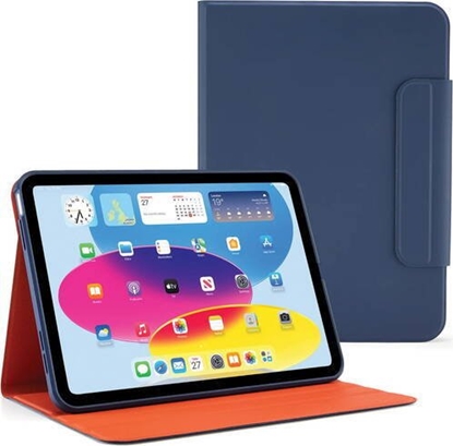 Attēls no Pipetto Origami No5 Rotating Folio Case, dark Blue - iPad (A16) / iPad (2022)