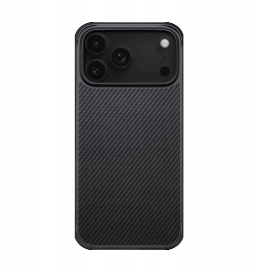 Picture of Pitaka Aramid ProGuard Case for iP 17 Pro Max Black/Grey Twill