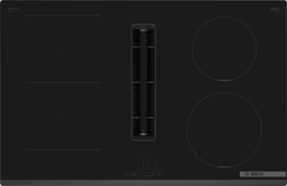 Attēls no Pyta grzewcza Bosch PVS831B16E Seria 4 Pyta indukcyjna z wbudowanym systemem wentylacji 80 cm pyta bezramkowa
