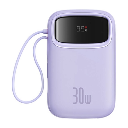Attēls no Powerbank Baseus Powerbank Baseus QPow 2 10000mAh 30W 2xUSB-C (fioletowy)