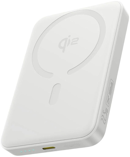 Picture of Powerbank Baseus Powerbank bezprzewodowy 10000mAh 22.5W MagSafe z kablem USB-C 30cm - biay Powerbank bezprzewodowy 10000mAh 22.5W MagSafe z kablem USB-C 30cm - biay