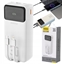 Изображение Dudao K15Max 30000mAh PD 22.5W Powerbank with USB-C and Lightning Cables White