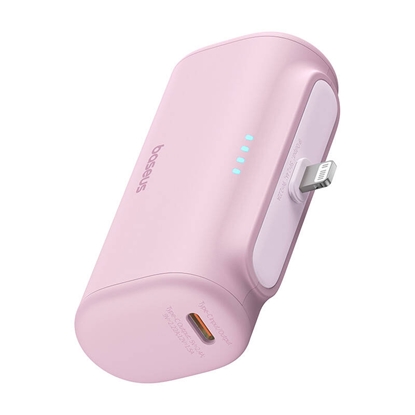 Attēls no Powerbank OS-Baseus Compact IP 5000mAh 20W (róowy)