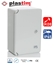 Изображение PP3 Plastmasas skapis H500xW350xD190, pelēkas durvis IP65