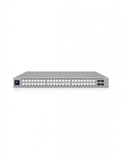 Picture of Switch|UBIQUITI|Switch type Managed|Switch layer L2/L3|Rack mounting Yes|Stackable Yes|Form factor 1U|48xRJ-45 ports|RJ-45 Ports Type 10G Ethernet (100/1000/10000)|16x2.5G Ethernet (copper) ports quantity|32x10G Ethernet (copper) ports quantity|4xSFP28 p