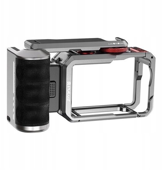 Изображение Puluz Tytanowa klatka rozszerzajca z uchwytem i dodatkowymi przyczami Puluz dla DJI Osmo Action 6