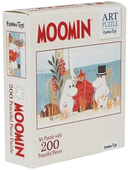 Изображение Puzzle artystyczne Muminki czerwone 200el