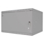 Attēls no Rack Cabinet 19" 6U 450mm Metal Door Gray