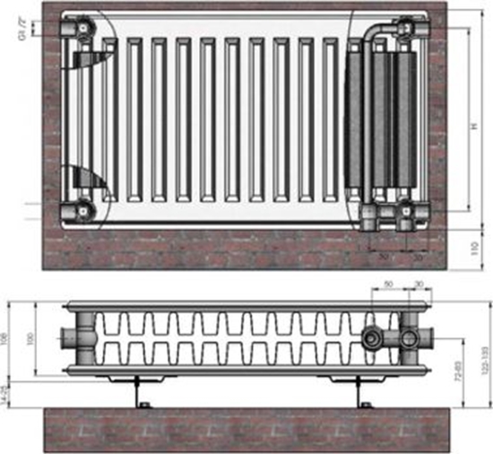 Picture of Radiators 22x400x1000 VCO Termolux