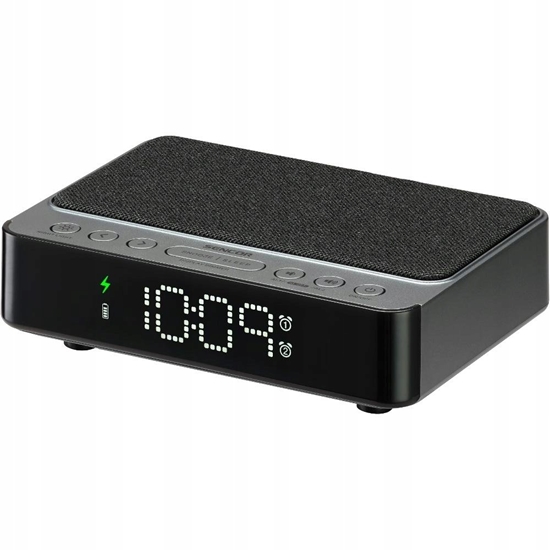 Изображение Radiobudzik Sencor SRC 6800 Cyfrowy radiobudzik z adowarka bezprzewodowa