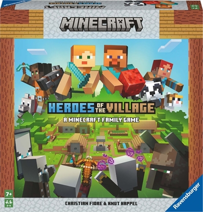 Attēls no Ravensburger Gra planszowa Minecraft Heroes - Save The Village (edycja skandynawska)