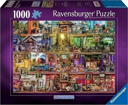Attēls no Ravensburger Puzzle 1000 Psy w bibliotece