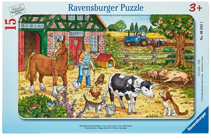 Attēls no Ravensburger Puzzle Happy Farm Life 15 - 060351