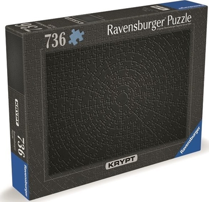 Attēls no Ravensburger Puzzle Krypt czarne 736 elementów