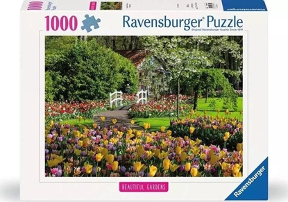 Attēls no Ravensburger Puzzle Ogrody Keukenhof 1000 elementów