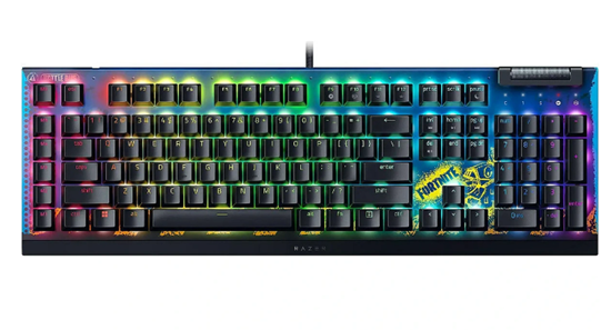 Изображение Razer BlackWidow V4 X - Fortnite Edition Gaming Keyboard