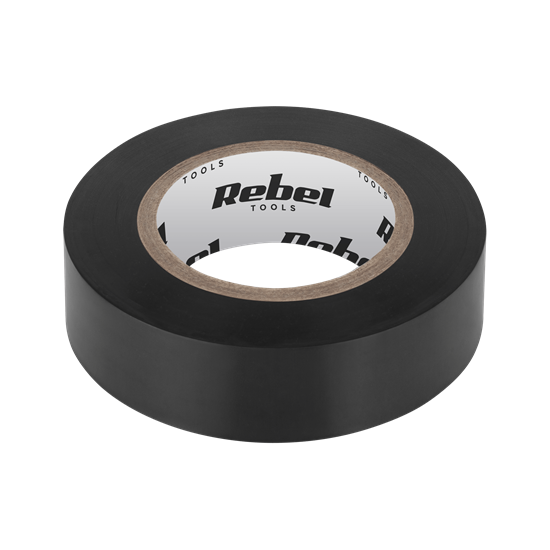 Picture of REBEL izolācijas līmlente | Garums 18 m | 0,13 mm × 19 mm | Melna