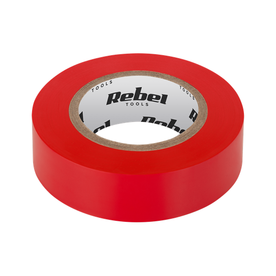 Picture of REBEL izolācijas līmlente | Garums 18 m | 0,13 mm × 19 mm | Sarkana