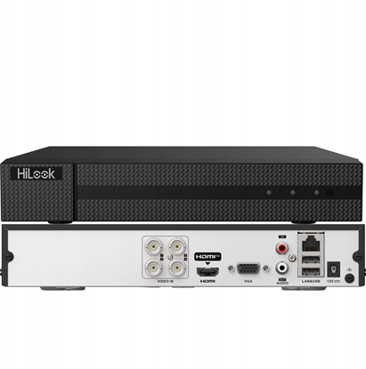 Attēls no Rejestrator HiLook Rejestrator 5w1 Hilook 4-kanaowy 4MP DVR-204G-M1/T