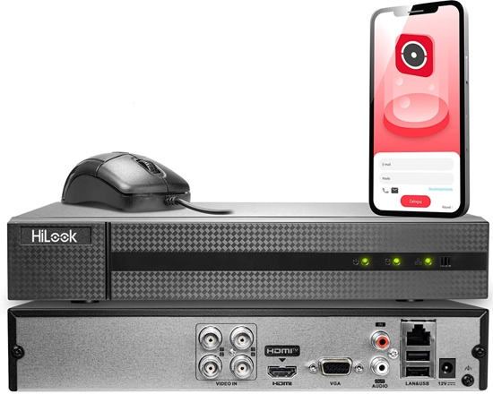 Picture of Rejestrator HiLook Rejestrator cyfrowy hybrydowy do monitoringu HiLook by Hikvision DVR-204U-M1/T
